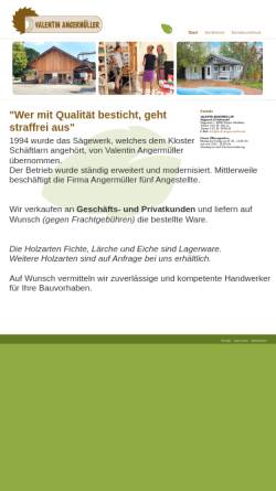 Vorschau der mobilen Webseite www.holz-muenchen.de, Sägewerk & Holzhandel, Inh. Valentin Angermüller