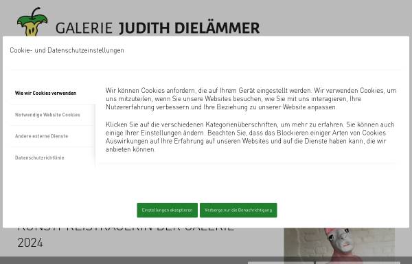 Vorschau von www.judithdielaemmer.de, Galerie Judith Dielämmer