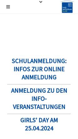 Vorschau der mobilen Webseite www.holztechnikum.at, Holztechnikum Kuchl