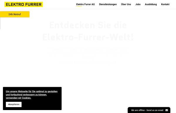 Vorschau von www.elektrofurrer.ch, Furrer, Elektrogeschäft, Lungern