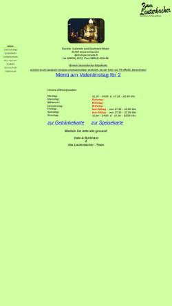 Vorschau der mobilen Webseite www.zumlauterbacher.de, Gaststätte Zum Lauterbacher