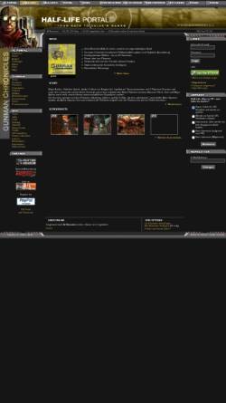 Vorschau der mobilen Webseite www.hlportal.de, Half-Life Portal: Gunman Chronicles