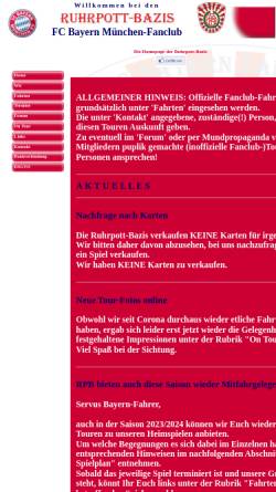 Vorschau der mobilen Webseite www.ruhrpott-bazis.de, Ruhrpott-Bazis