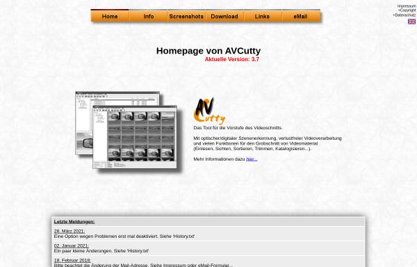 Vorschau von www.avcutty.de, AVCutty