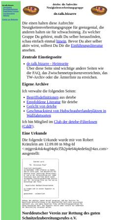 Vorschau der mobilen Webseite www.chpr.at, [de.talk.bizarre] Die Aufrechte Neuigkeitenverbreitungsgruppe