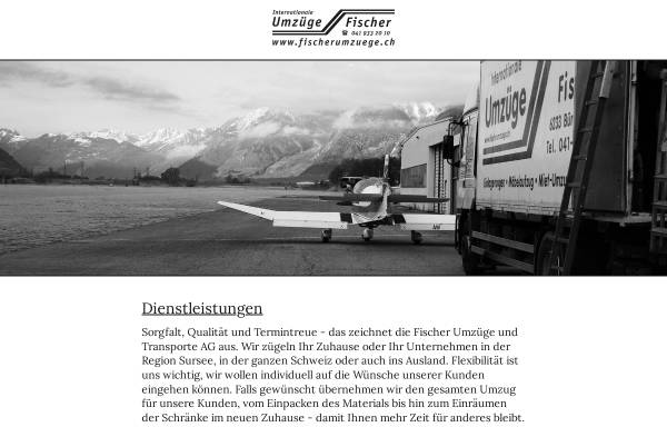 Vorschau von www.fischerumzuege.ch, Fischer Umzüge und Transporte