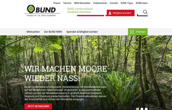 Vorschau von www.bund-nrw.de, Bund für Umwelt und Naturschutz Deutschland Landesverband Nordrhein-Westfalen e.V.
