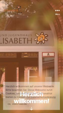 Vorschau der mobilen Webseite www.st-eli.net, Kinder- und Jugendhaus St. Elisabeth