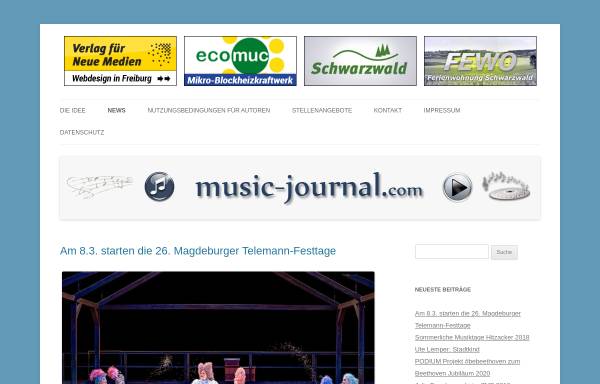 Vorschau von www.music-journal.com, EMJ - European Music Journal