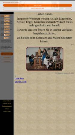 Vorschau der mobilen Webseite xoomer.virgilio.it, Holzschnitzereien - Vigil