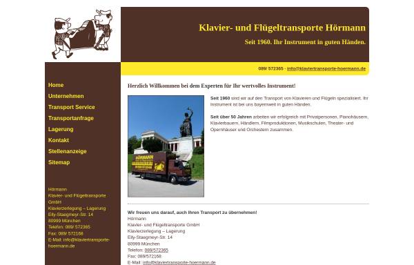 Vorschau von www.klaviertransporte-hoermann.de, Klaviertransporte Hörmann