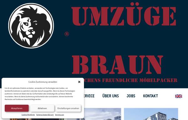 Vorschau von www.umzuegebraun.de, Umzüge Braun