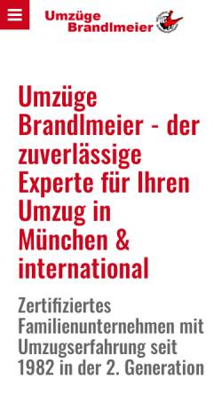 Vorschau der mobilen Webseite www.umzuege-gabler.de, Umzüge Gabler