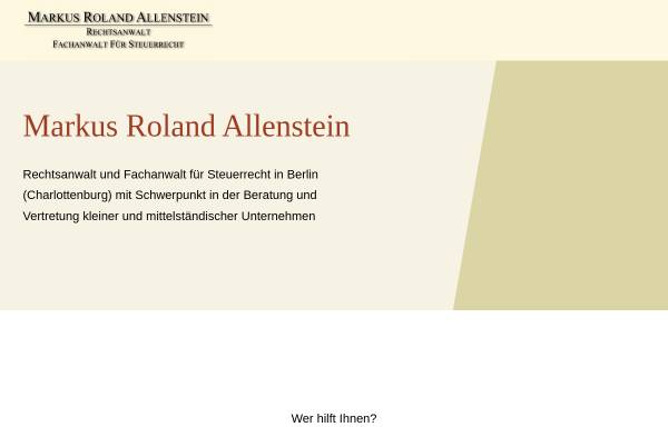 Vorschau von www.allenstein.de, Allenstein, Markus Roland