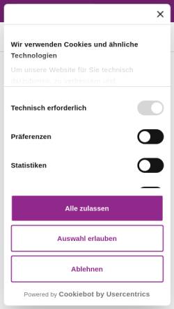 Vorschau der mobilen Webseite www.haerting.de, Kanzlei Härting