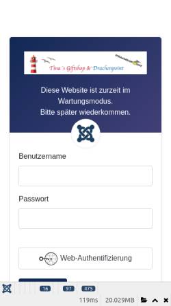 Vorschau der mobilen Webseite www.drachenpoint.de, Drachenpoint, Norbert Wessel