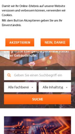 Vorschau der mobilen Webseite www.svdw.ch, Schweizerischer Verband Dach und Wand [SVDW]