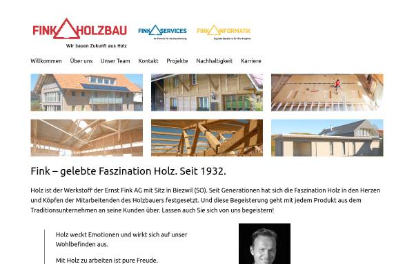 Vorschau von www.fink-holzbau.ch, Fink Holzbau