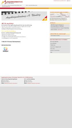 Vorschau der mobilen Webseite www.angehoerigenberatung-nbg.de, Angehörigenberatung e.V.
