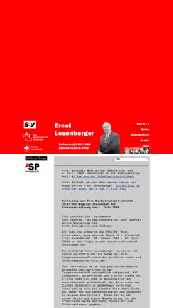 Vorschau der mobilen Webseite www.aschi.com, Leuenberger, Ernst - Ständerat SO (SP)
