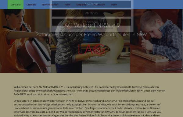 Vorschau von waldorf-nrw.de, Arbeitsgemeinschaft Waldorfpädagogik NRW