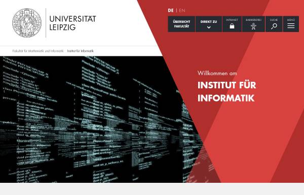 Vorschau von www.informatik.uni-leipzig.de, Institut für Informatik der Uni Leipzig