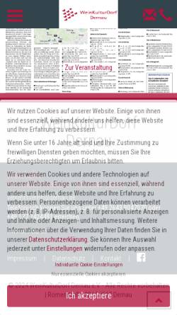Vorschau der mobilen Webseite www.dernau.de, Gemeinde Dernau