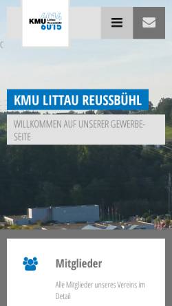 Vorschau der mobilen Webseite www.ulr.ch, Unternehmungen Littau Reussbühl