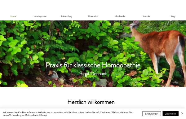 Vorschau von birgit-dechant.de, Praxis für Klassische Homöopathie