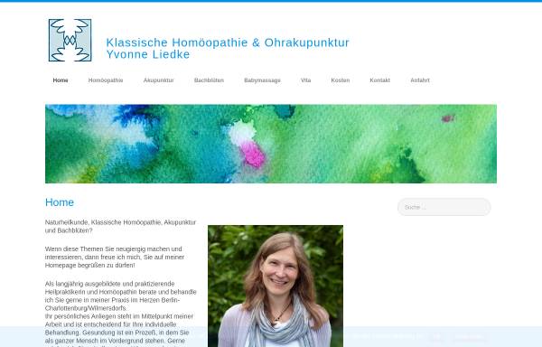 Vorschau von www.yvonneliedke.de, Praxis für Klassische Homöopathie und Ohr-Akupunktur