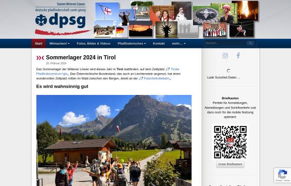 Vorschau von www.wittener-pfadfinder.de, DPSG St. Marien
