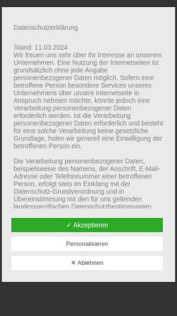 Vorschau der mobilen Webseite www.tierheim-witten.de, Tierheim Witten