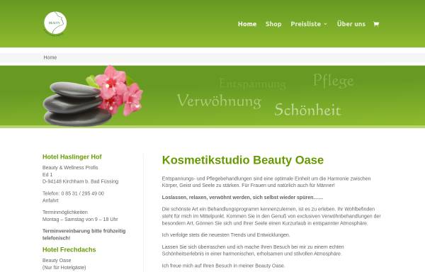 Vorschau von beautyoase-sandra.de, Kosmetikstudio Beautyoase Sandra Waldemar