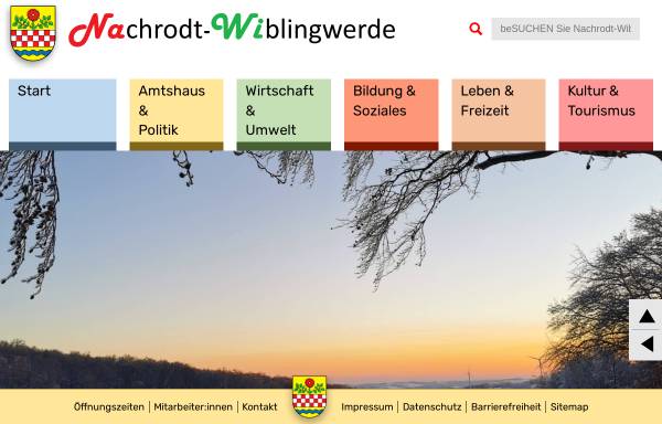 Vorschau von www.nachrodt-wiblingwerde.de, Gemeinde Nachrodt-Wiblingwerde