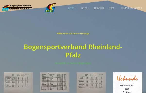 Vorschau von www.bsv-rp.de, Bogensport-Verband Rheinland-Pfalz