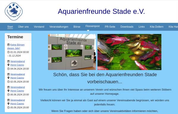 Vorschau von www.aquarienfreunde-stade.de, Aquarienfreunde Stade e.V.