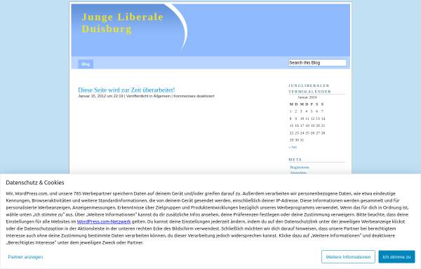 Vorschau von julisduisburg.wordpress.com, JuLis - Junge Liberale Duisburg