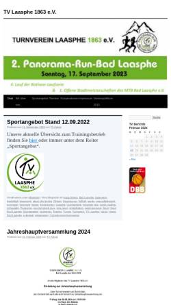 Vorschau der mobilen Webseite basketballserver.de, SG Wallau-Laasphe