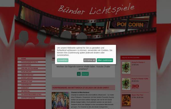 Service-Kino BÜLI - Bünder Lichtspiele