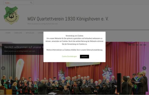 Vorschau von www.quartettverein-koenigshoven.de, MGV Quartettverein 1930 Königshoven e. V.
