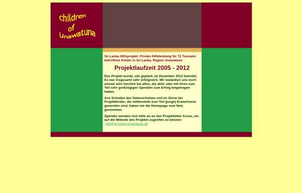 Vorschau von www.sri-lanka-unawatuna.de, Children of Unawatuna