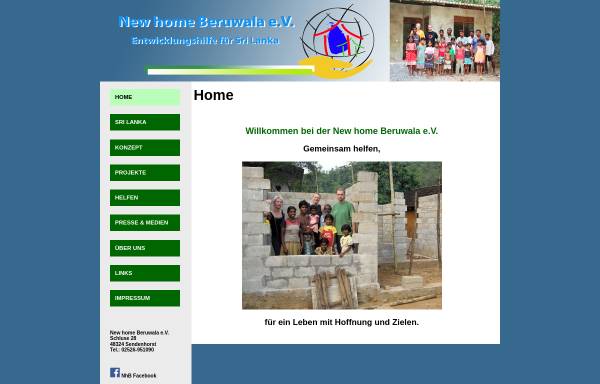 New home Beruwala e. V.