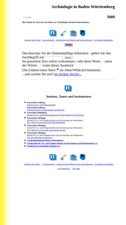 Vorschau der mobilen Webseite home.bawue.de, Archäologie in Baden-Württemberg