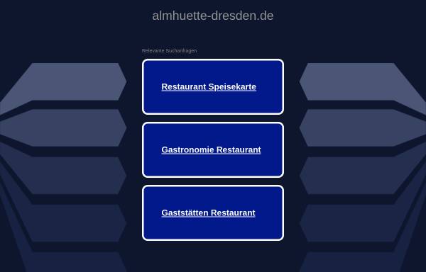 Vorschau von www.almhuette-dresden.de, Almhütte