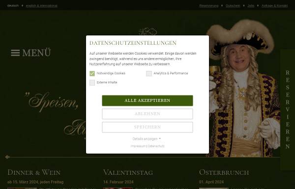 Vorschau von www.festungsmauern-dresden.de, Festungsmauern am Brühlschen Garten