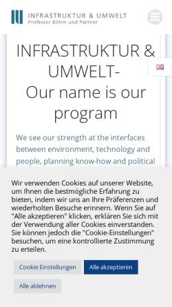 Vorschau der mobilen Webseite www.iu-info.de, Böhm und Partner
