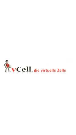 Vorschau der mobilen Webseite www.vcell.de, vCell. die virtuelle Zelle