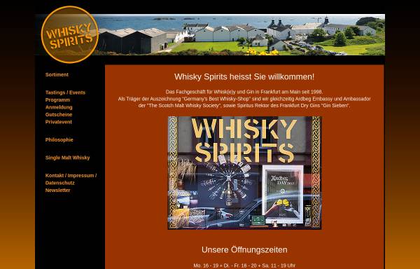 Vorschau von www.whiskyspirits.de, Whisky Spirits