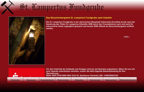 Vorschau von www.lampertus.de, Freundeskreis Geologie und Bergbau e.V. Hohenstein-Ernstthal