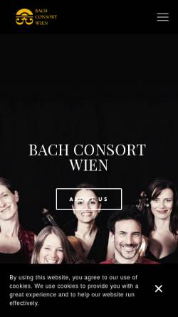 Vorschau der mobilen Webseite www.bachconsort.com, Bach Consort